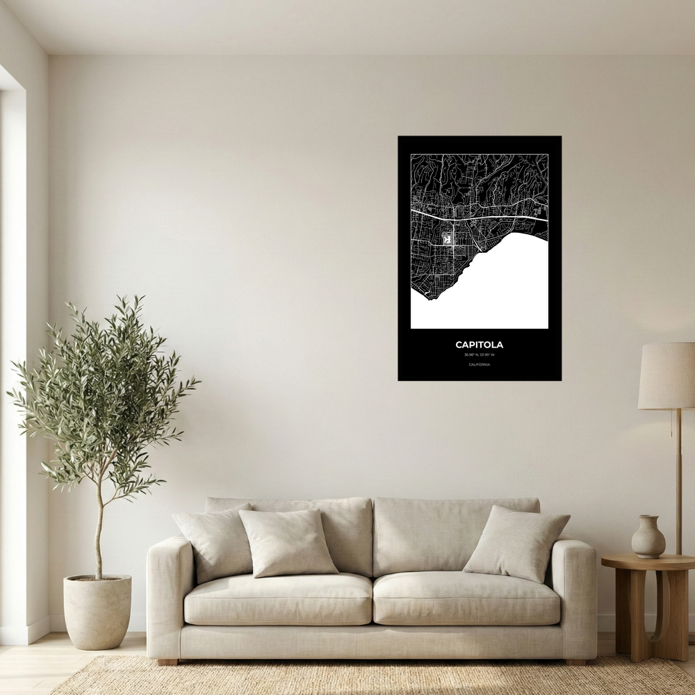 Capitola, California Inverse rectangle mockup