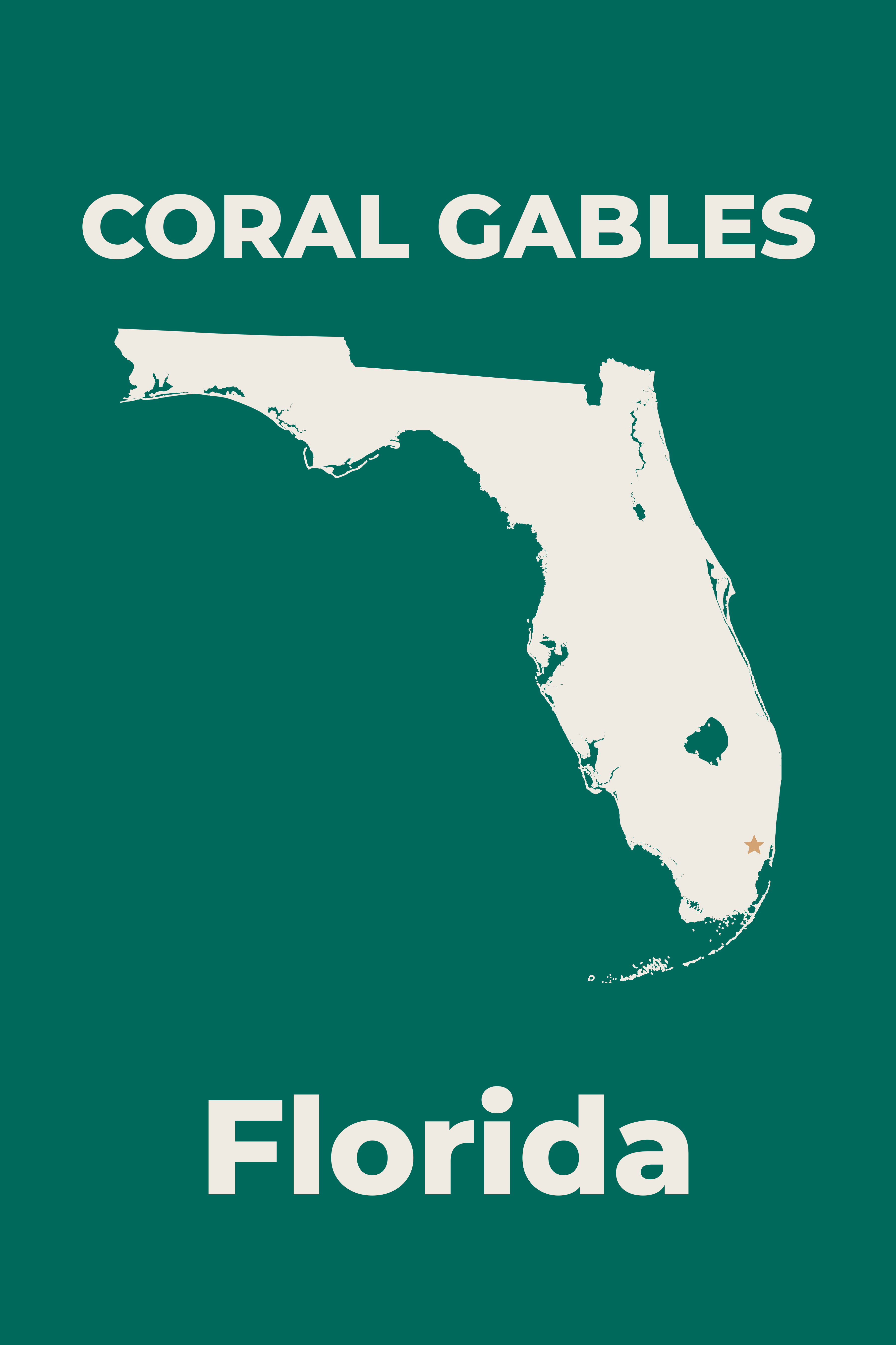 Coral Gables, Florida Hometown poster