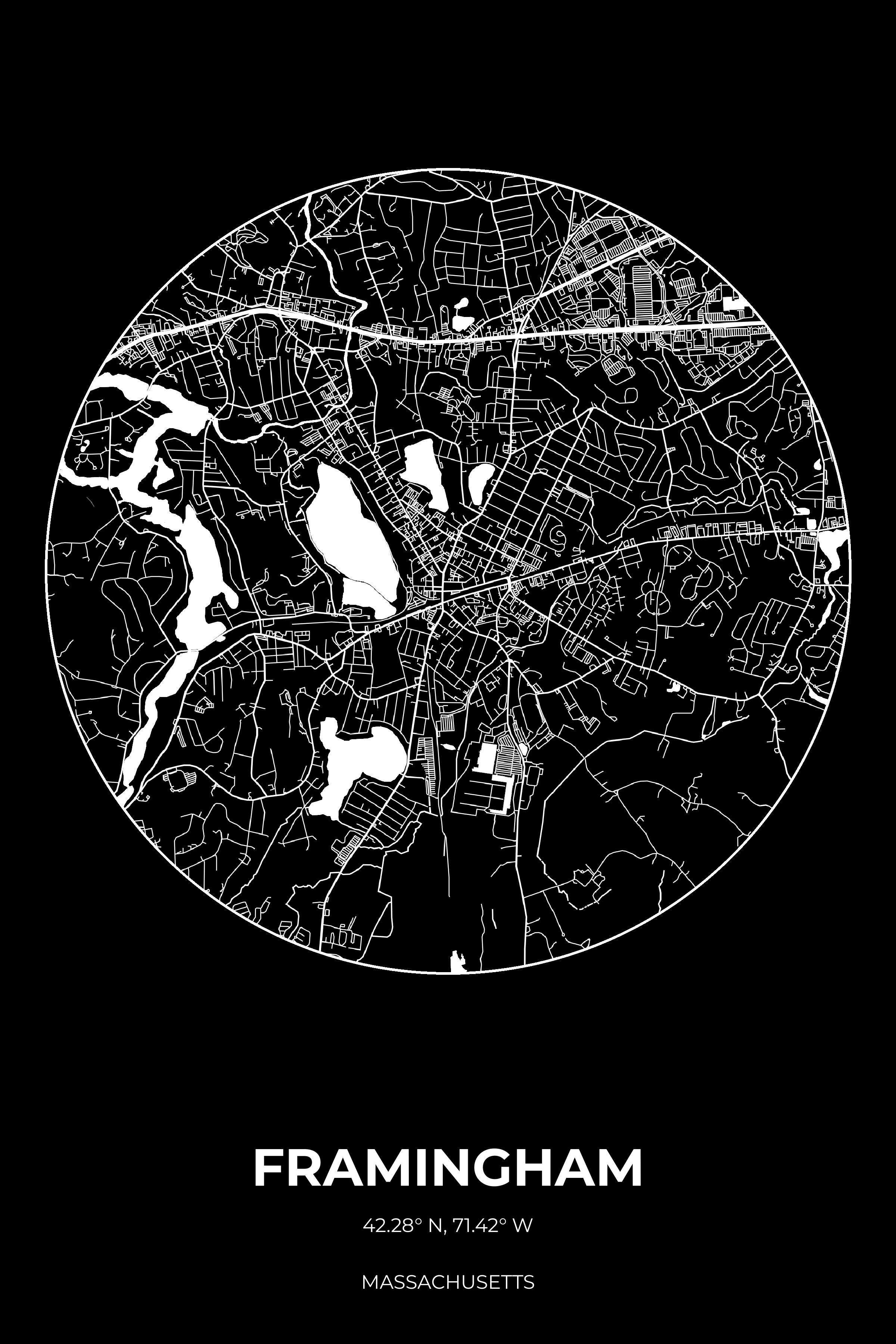 Framingham, Massachusetts Inverse circle map