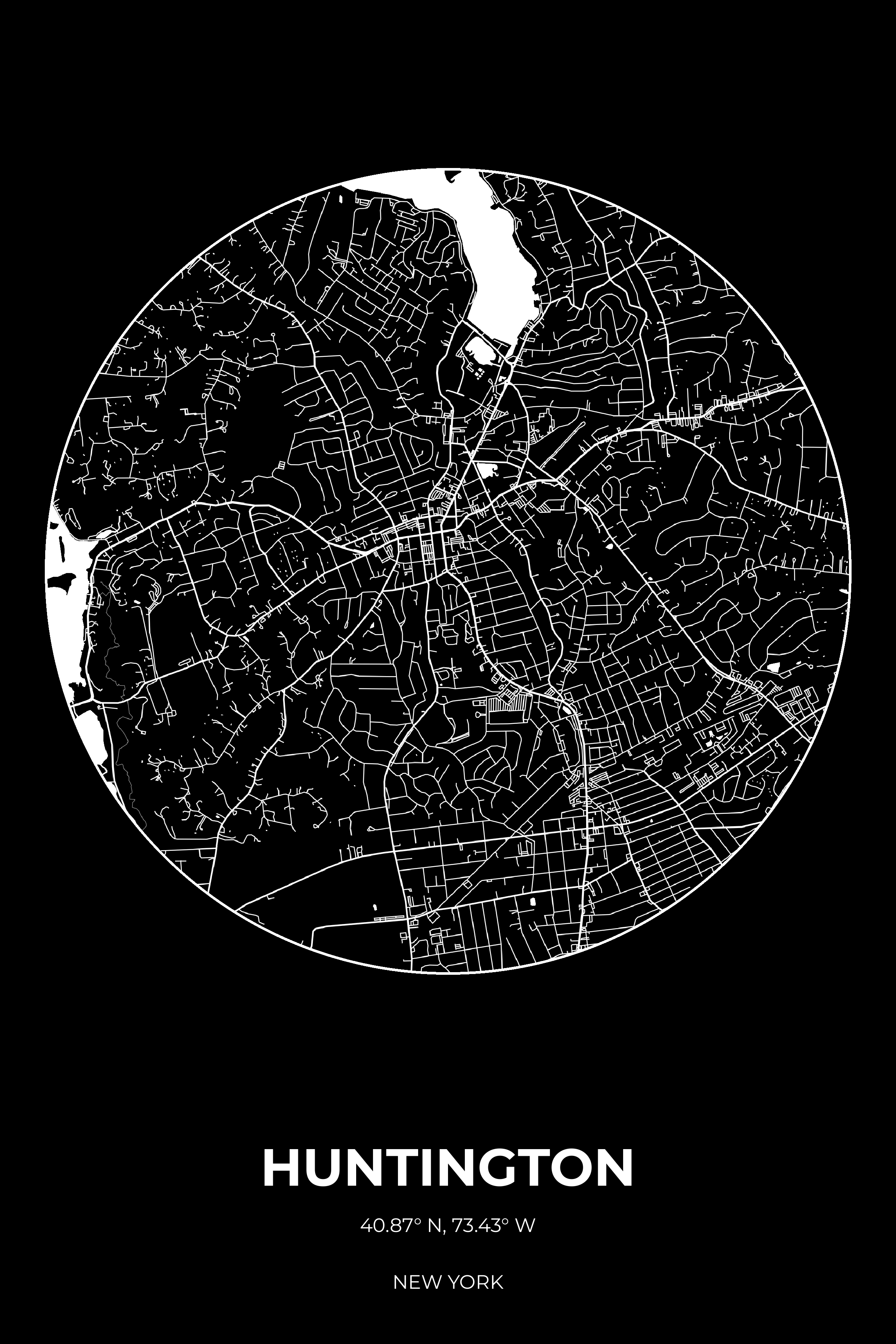 Huntington, New York Inverse circle map