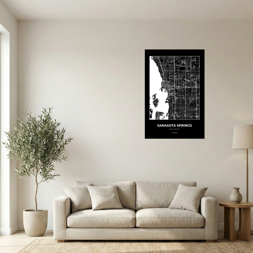 Sarasota Springs, Florida Inverse rectangle mockup