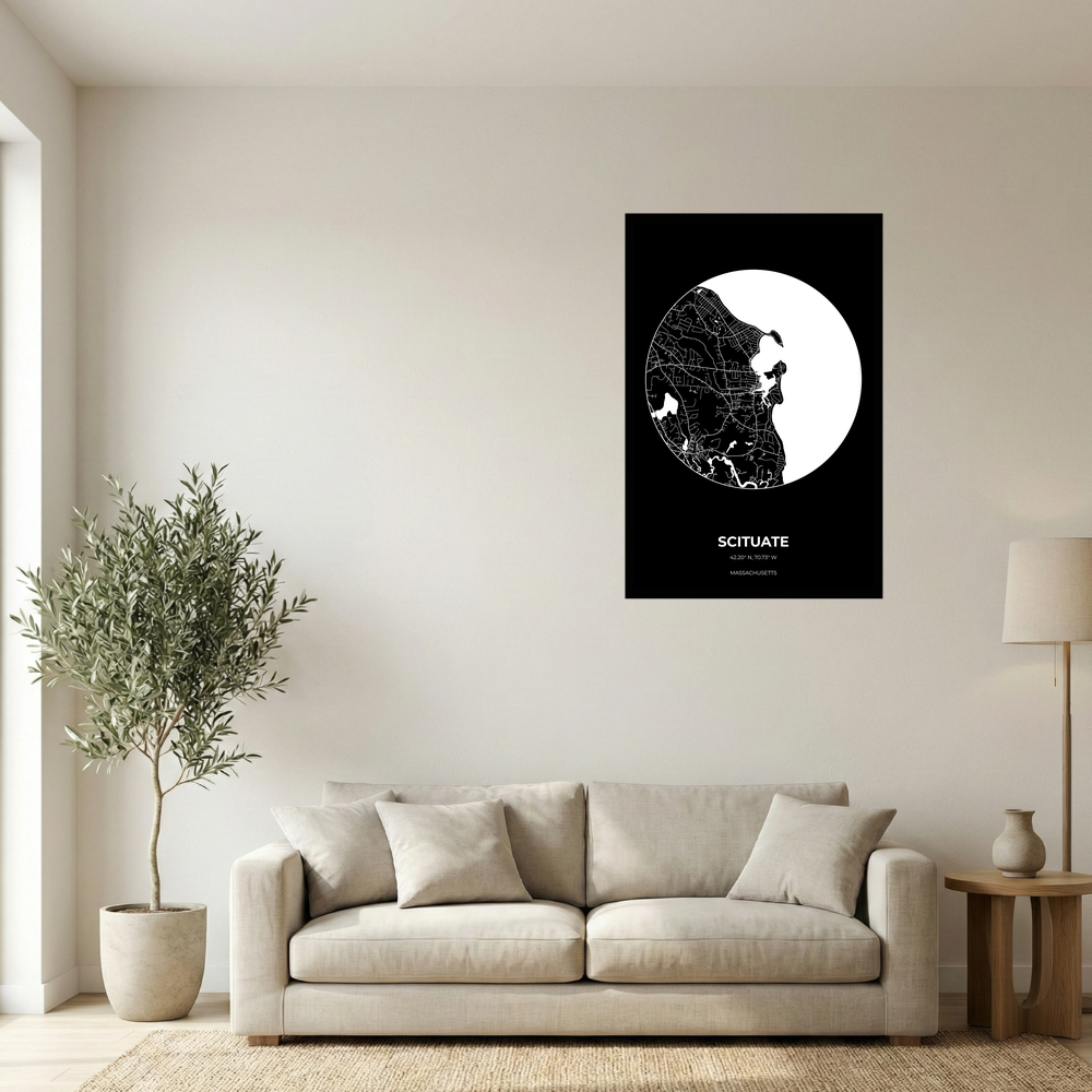 Scituate, Massachusetts Inverse circle mockup