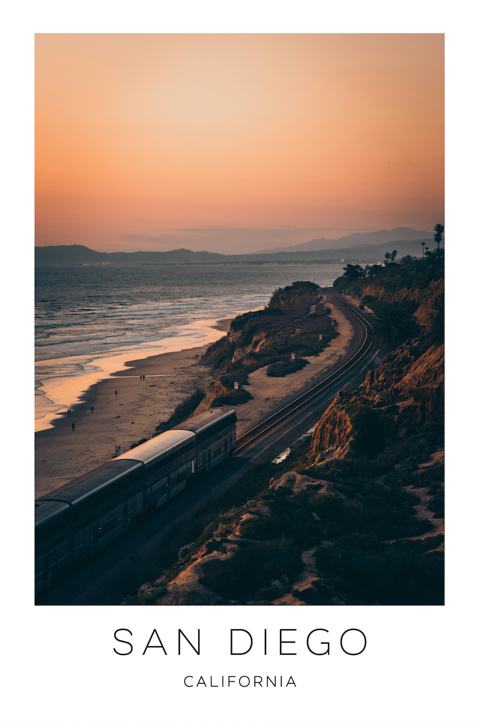 San Diego, California Photo Print - Sunset