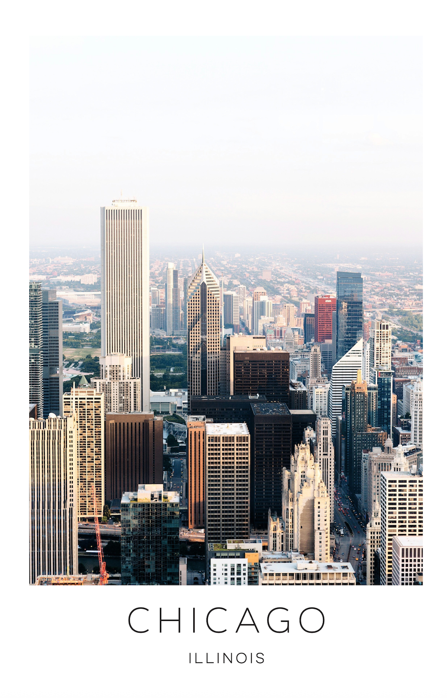 Chicago, Illinois Photo Print - Skyscrapers