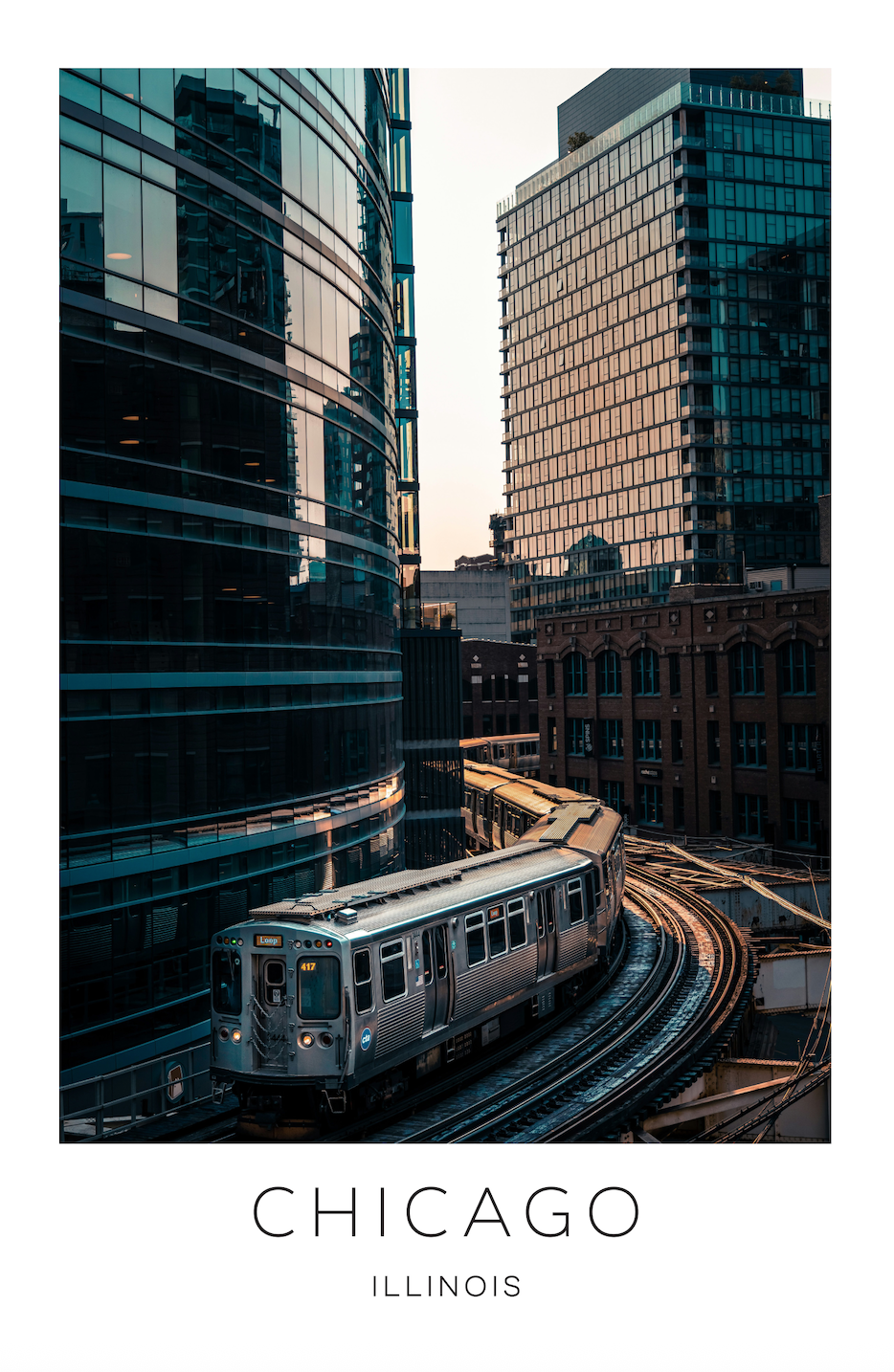 Chicago, Illinois Photo Print - "L"