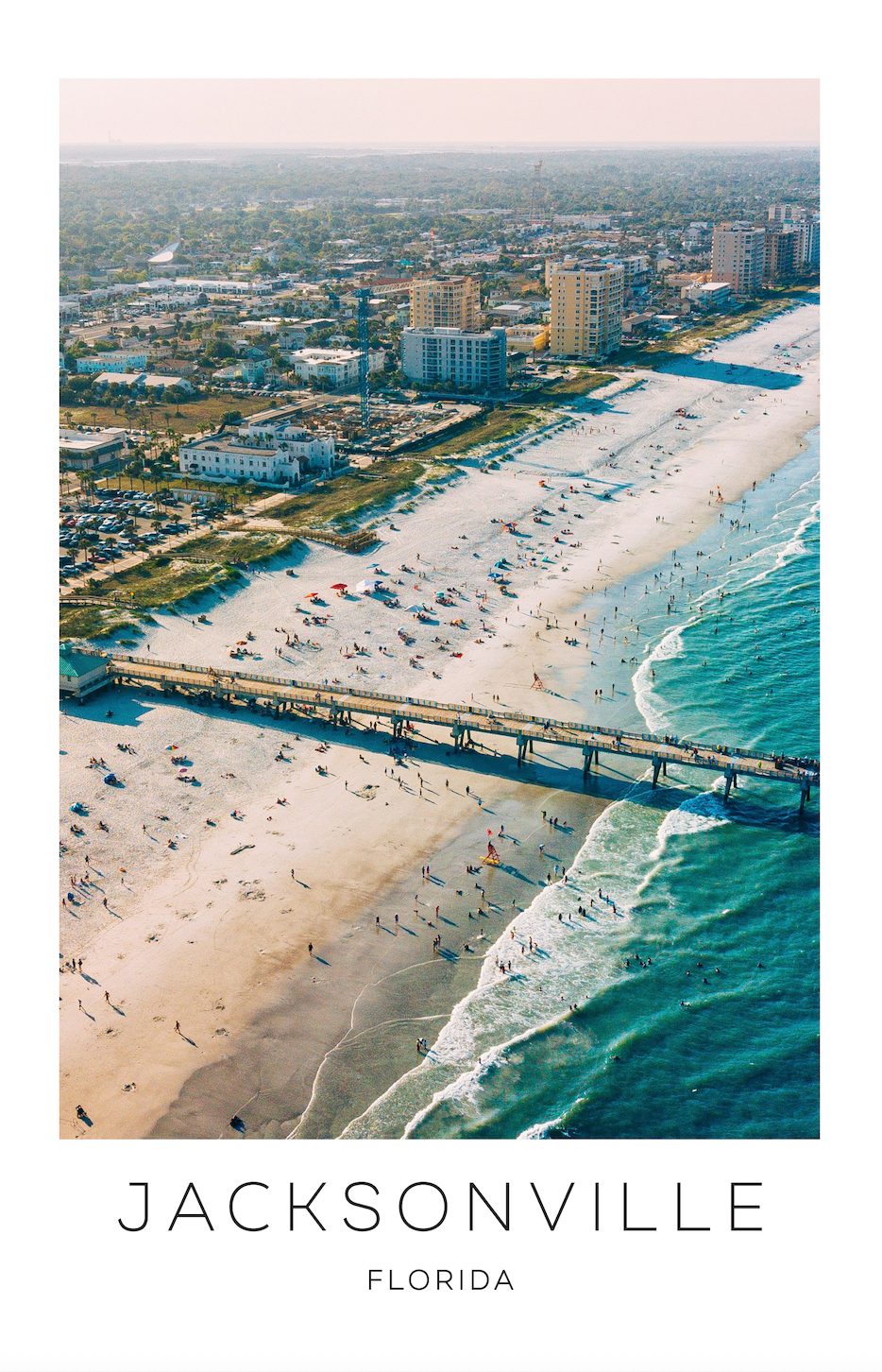 Jacksonville, Florida Photo Print - Beach