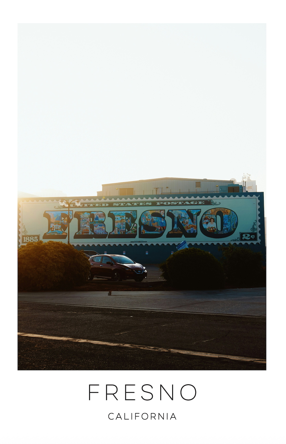 Fresno, California Photo Print - Sign