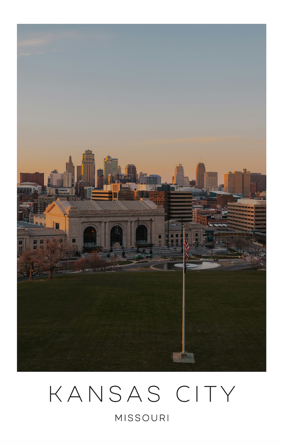 Kansas City, Missouri Photo Print - View