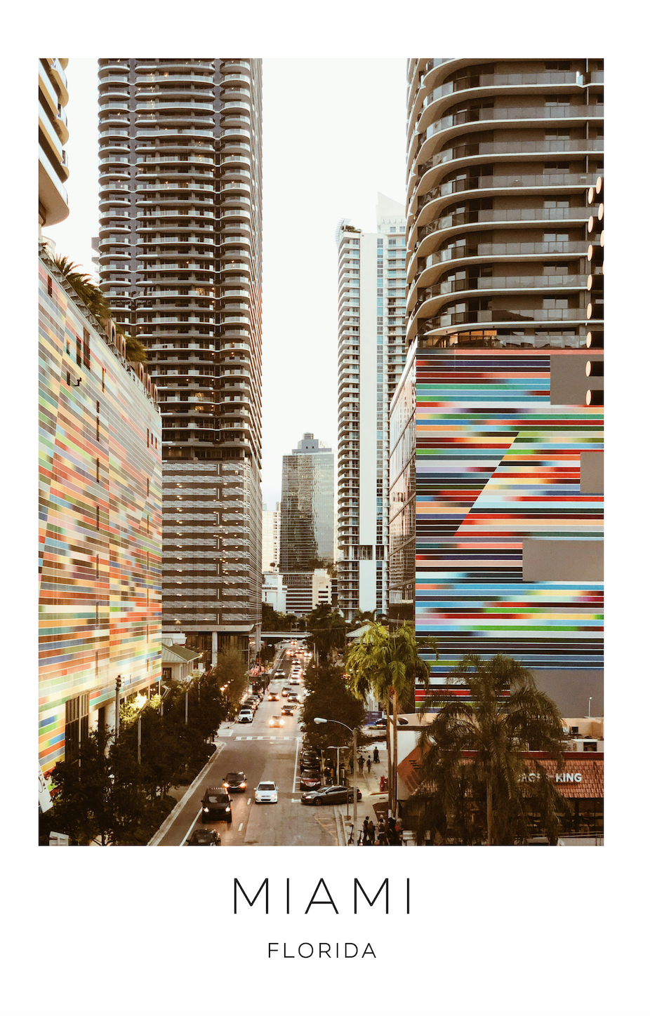 Miami, Florida Photo Print - Downtown