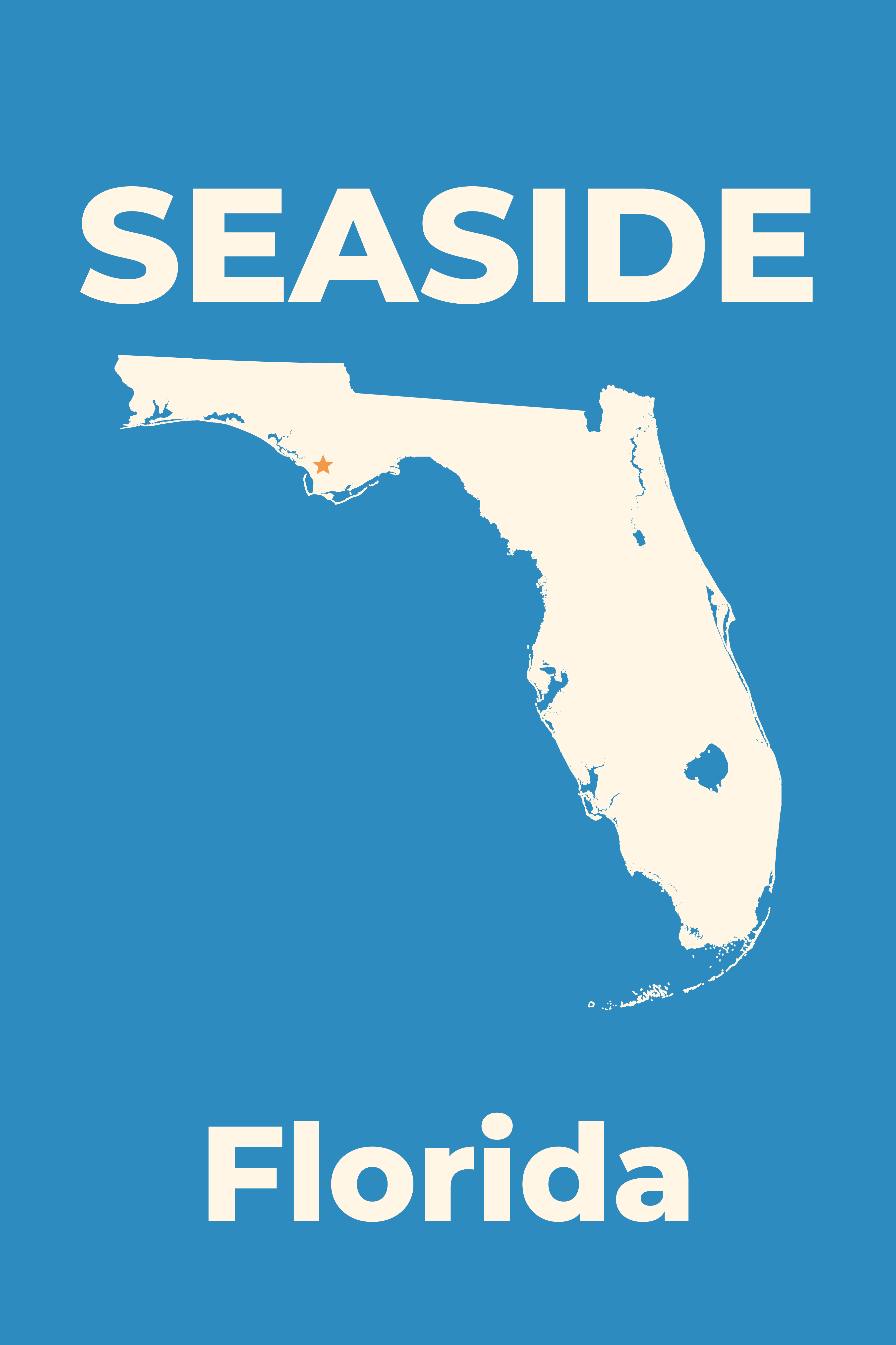 Seaside, Florida Hometown poster