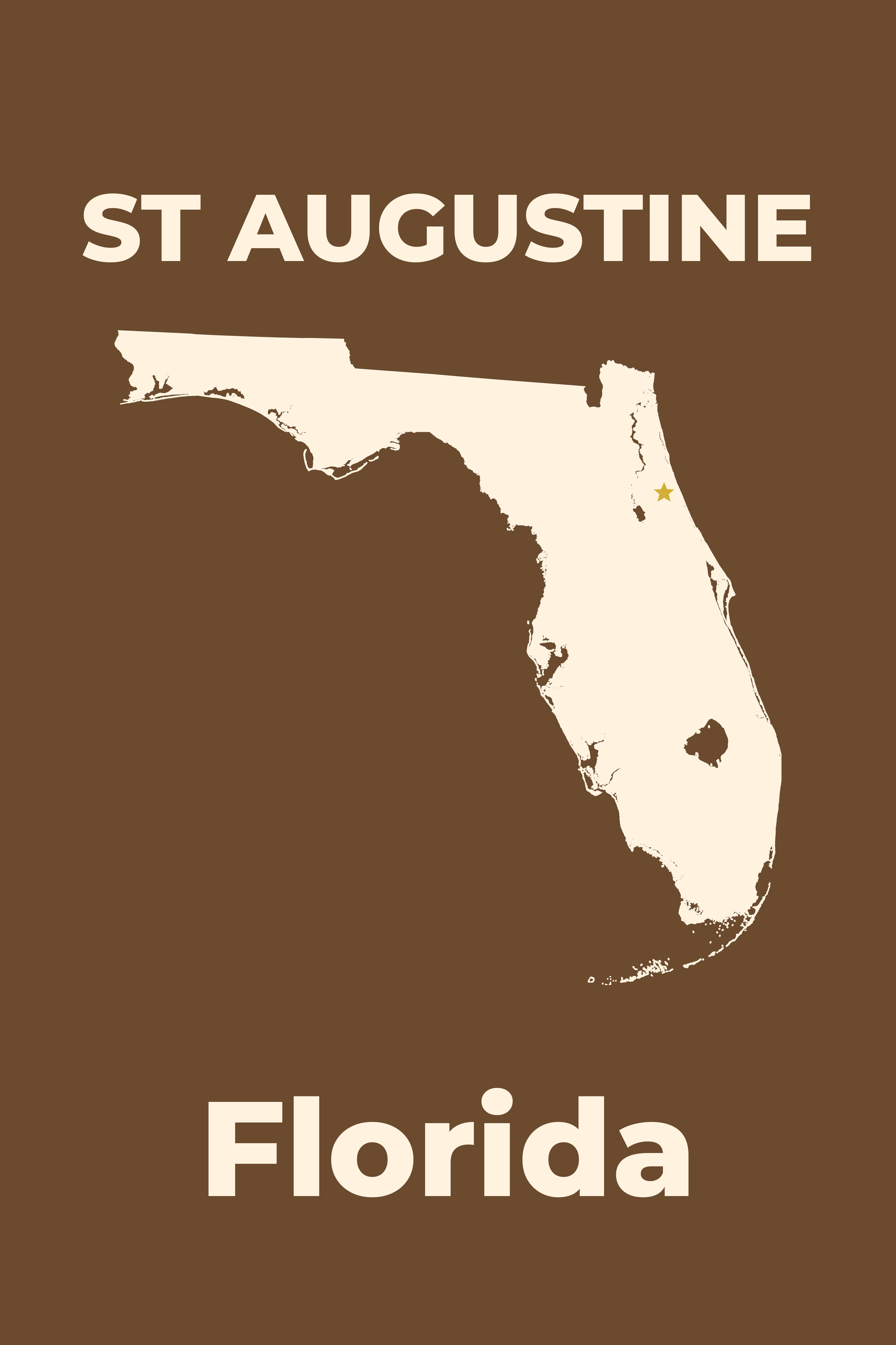 St Augustine, Florida Hometown poster