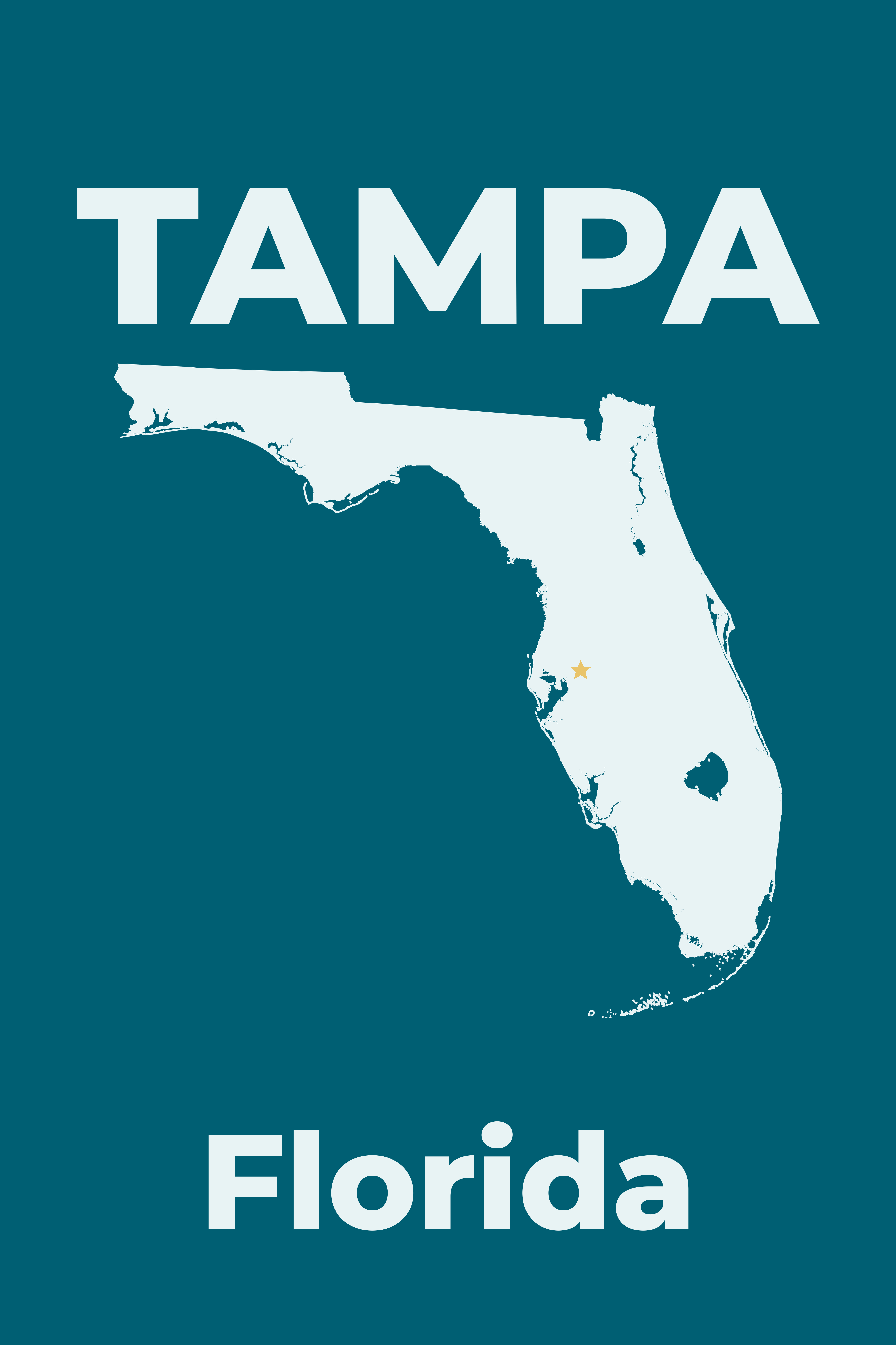 Tampa, Florida Hometown poster