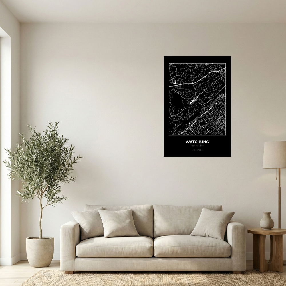 Watchung, New Jersey Inverse rectangle mockup