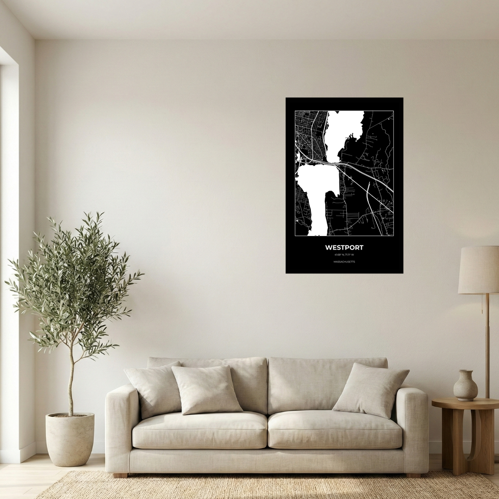 Westport, Massachusetts Inverse rectangle mockup