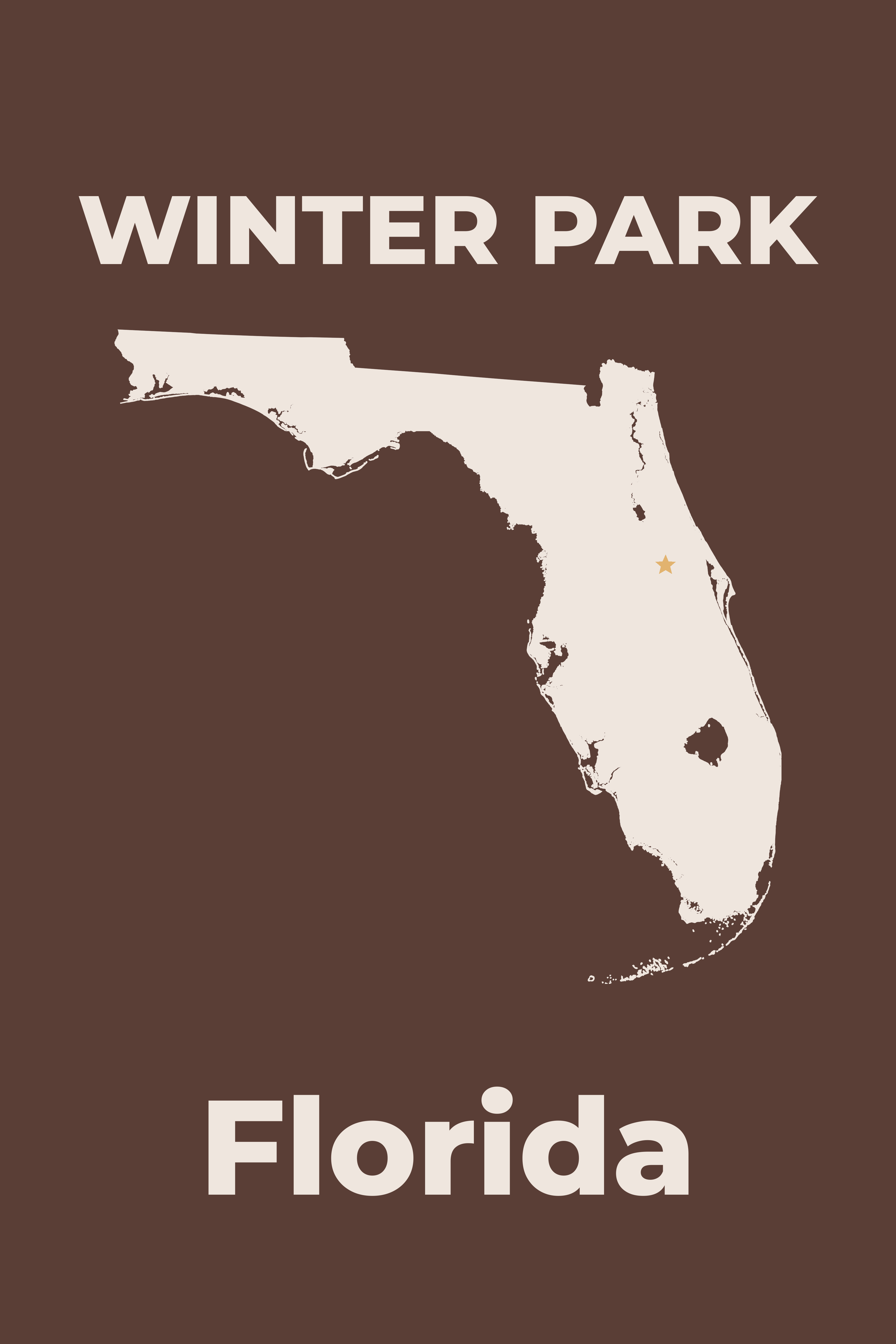 Winter Park, Florida Hometown poster