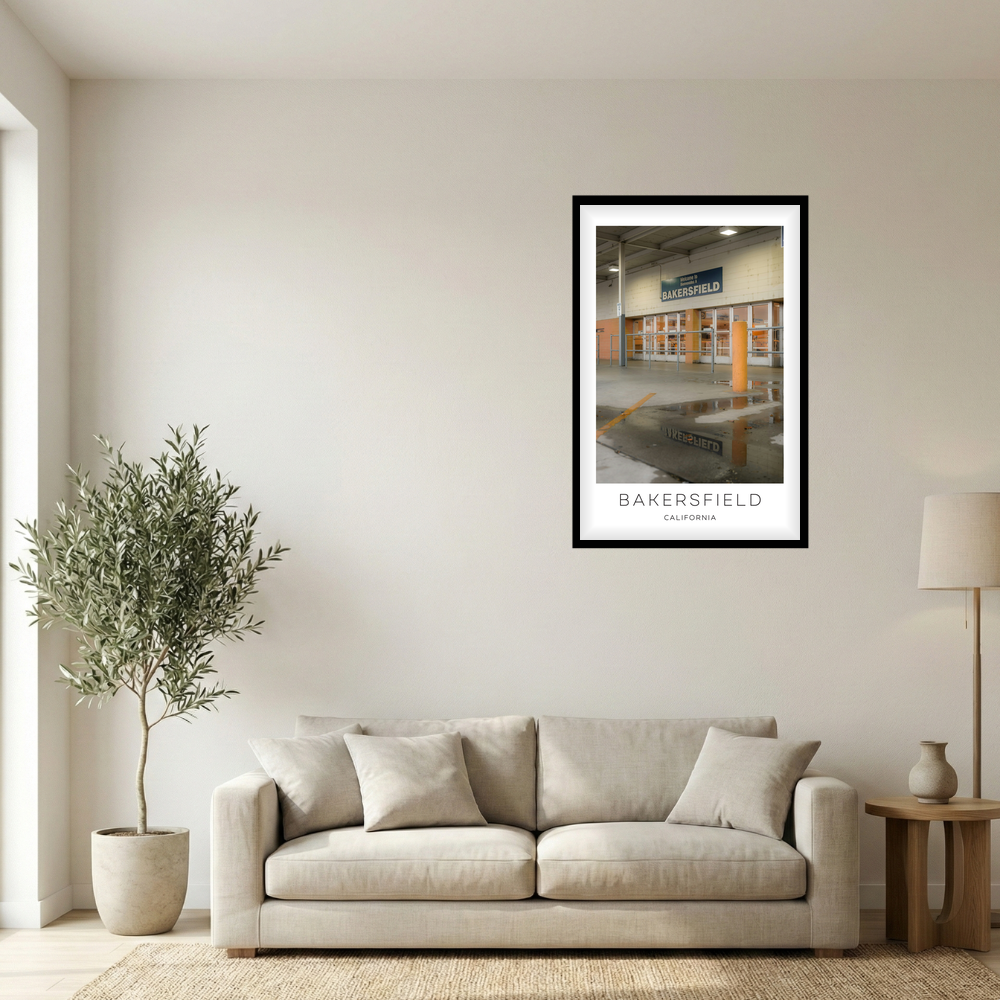Bakersfield, California Photo Print - Welcome