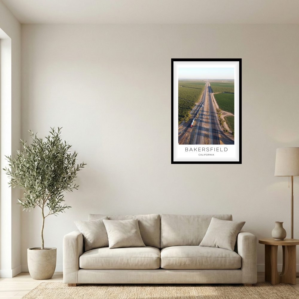 Bakersfield, California Photo Print - Roads