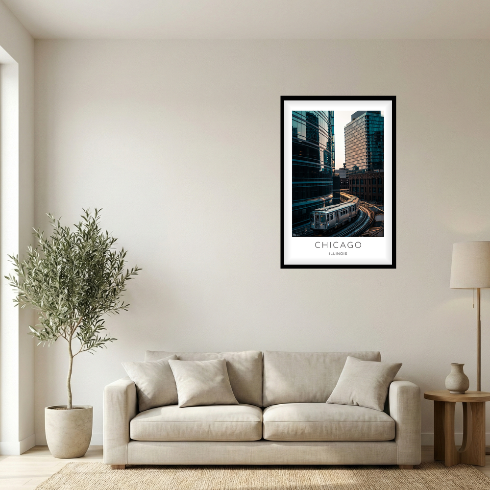 Chicago, Illinois Photo Print - "L"