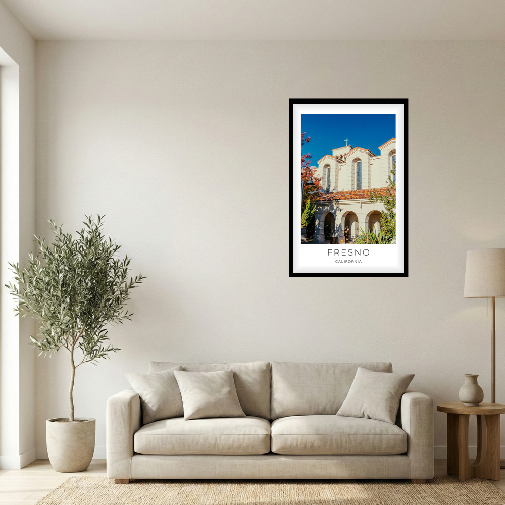 Fresno, California Photo Print - Church