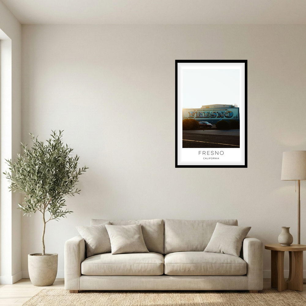 Fresno, California Photo Print - Sign