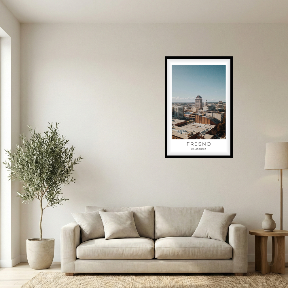 Fresno, California Photo Print - Downtown