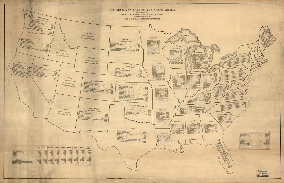 Statistical Map of the United States