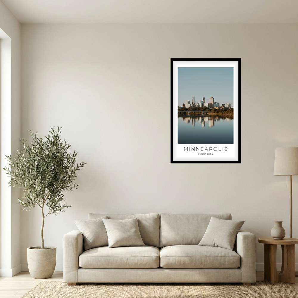 Minneapolis, Minnesota Photo Print - Skyline