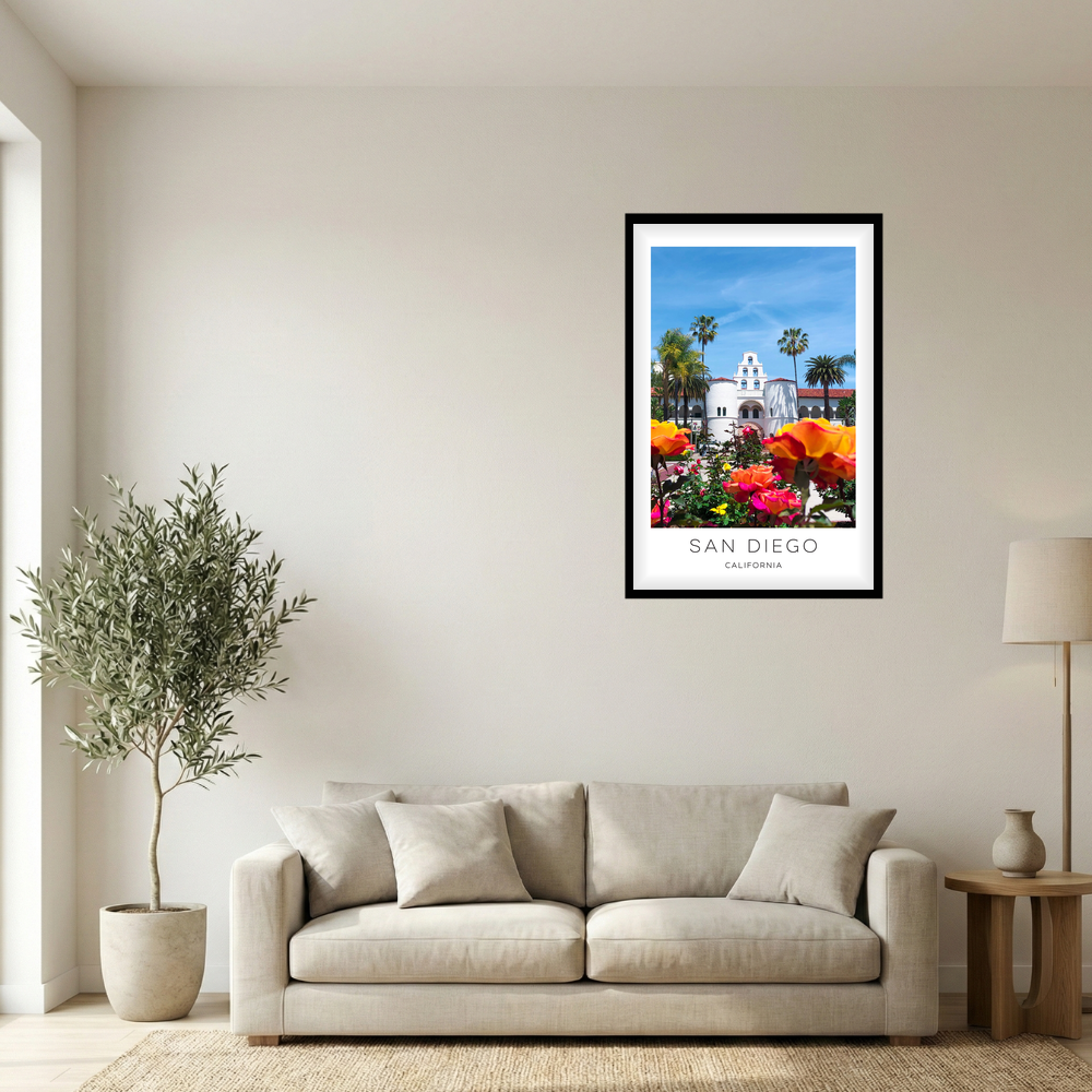 San Diego, California Photo Print - Flowers