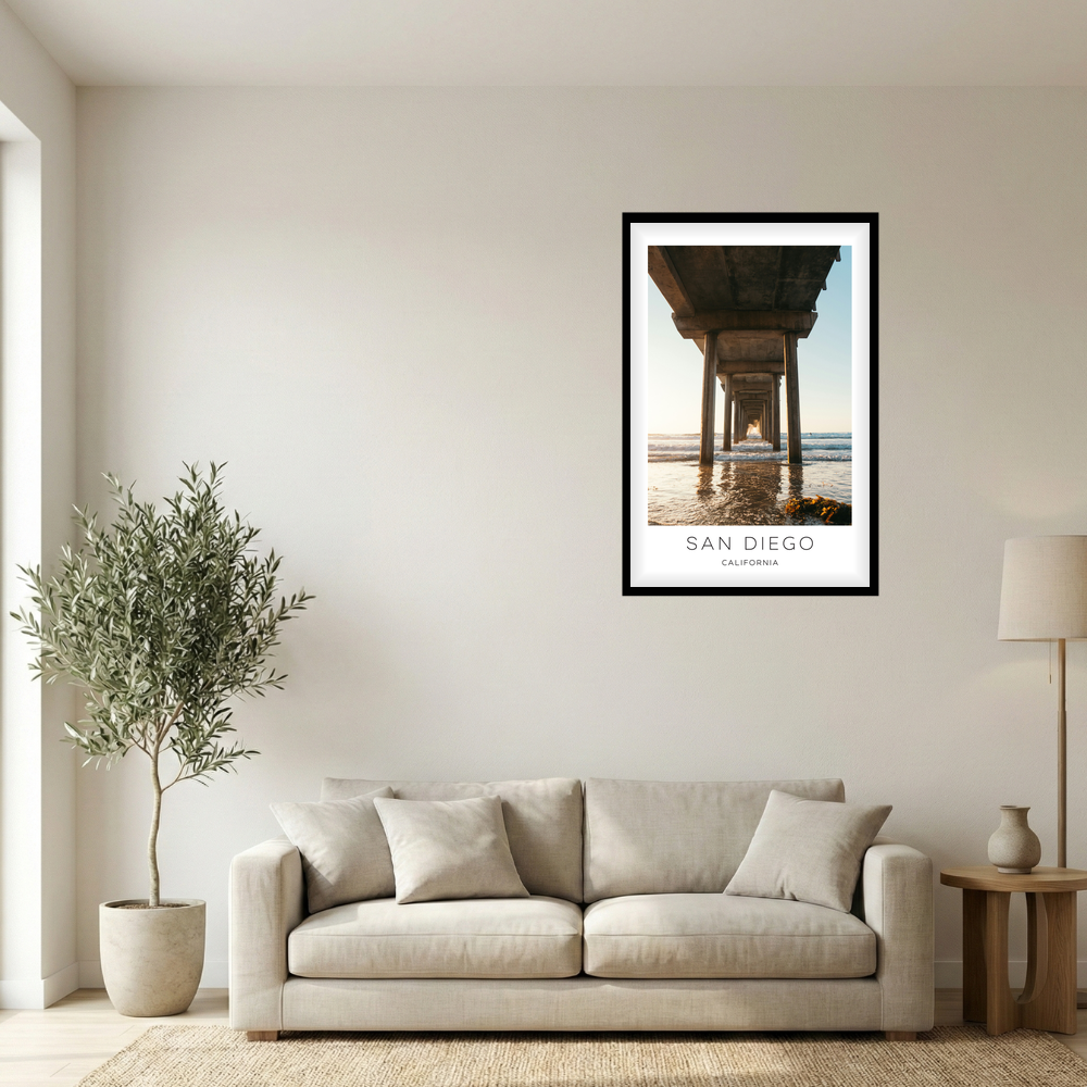 San Diego, California Photo Print - Pier