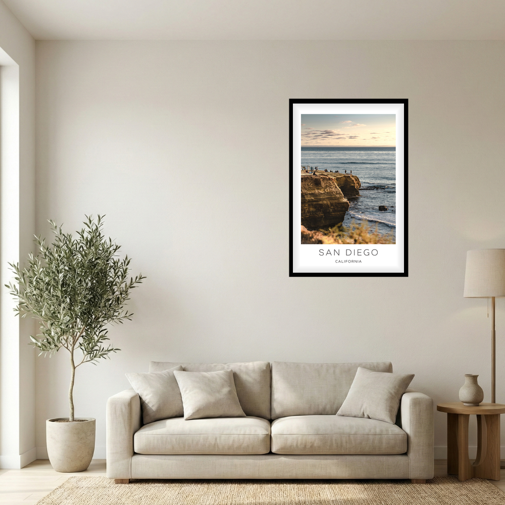 San Diego, California Photo Print - Cliff