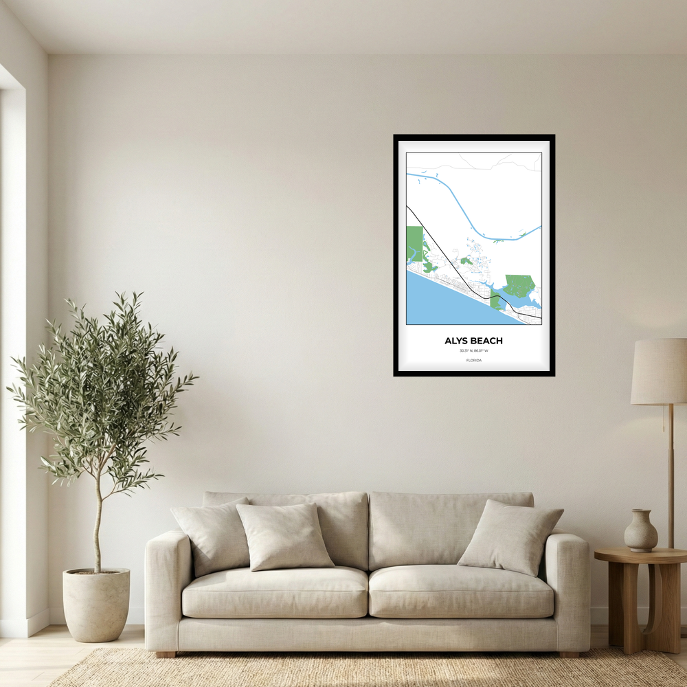 Alys Beach, Florida Simple rectangle mockup