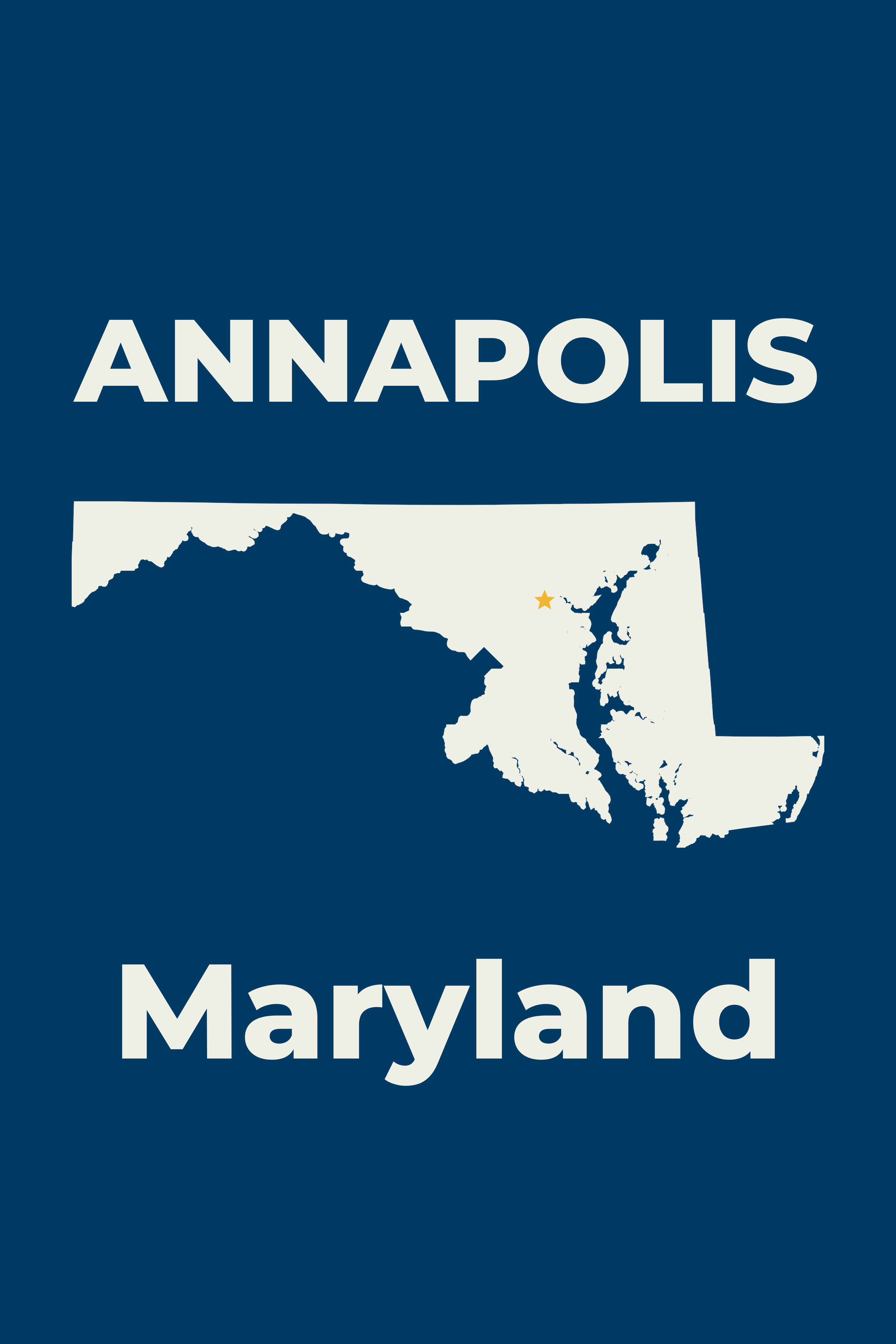 Annapolis, Maryland Hometown poster