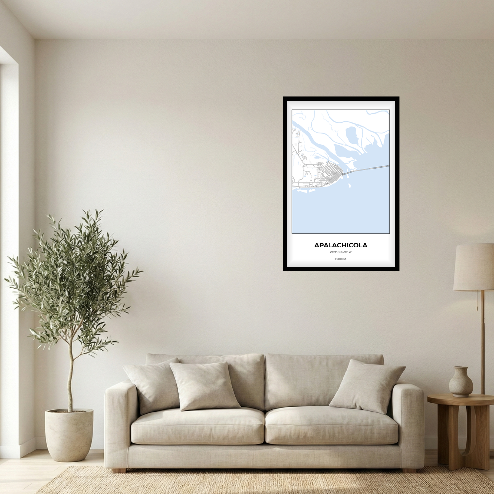 Apalachicola, Florida Winter rectangle mockup