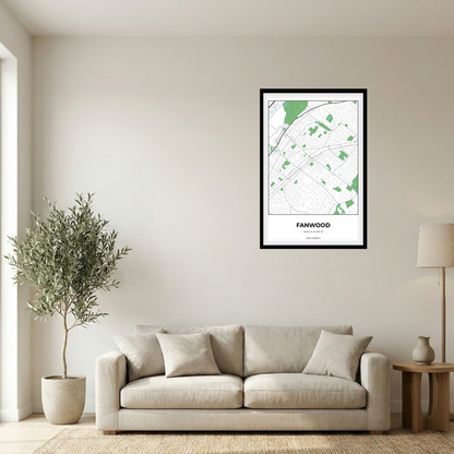 Fanwood, New Jersey Simple rectangle mockup