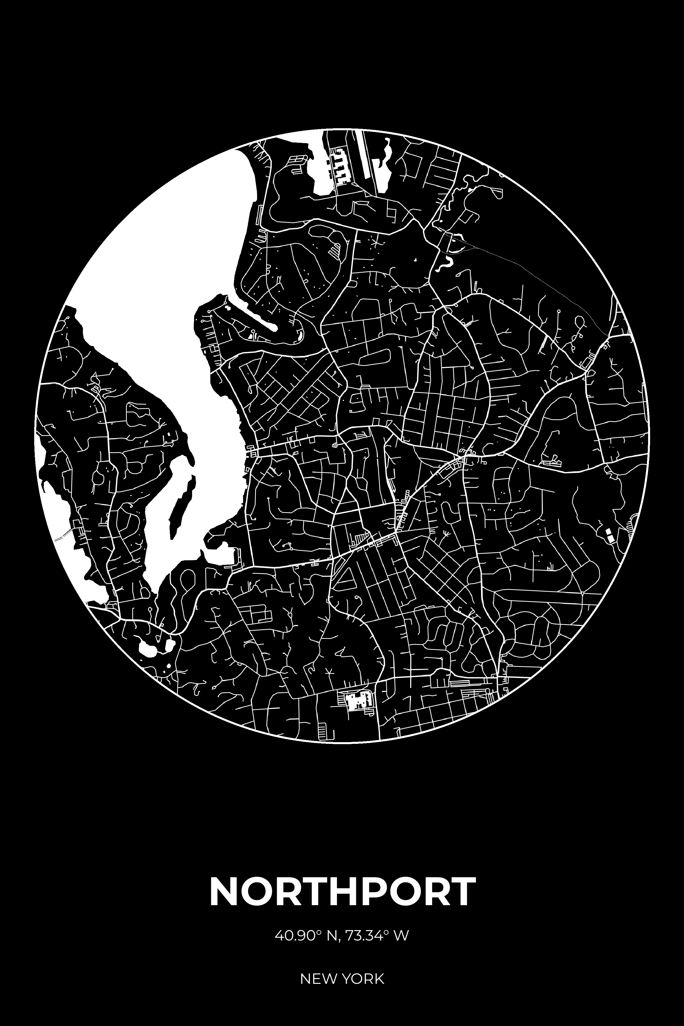 Northport, New York Inverse circle map