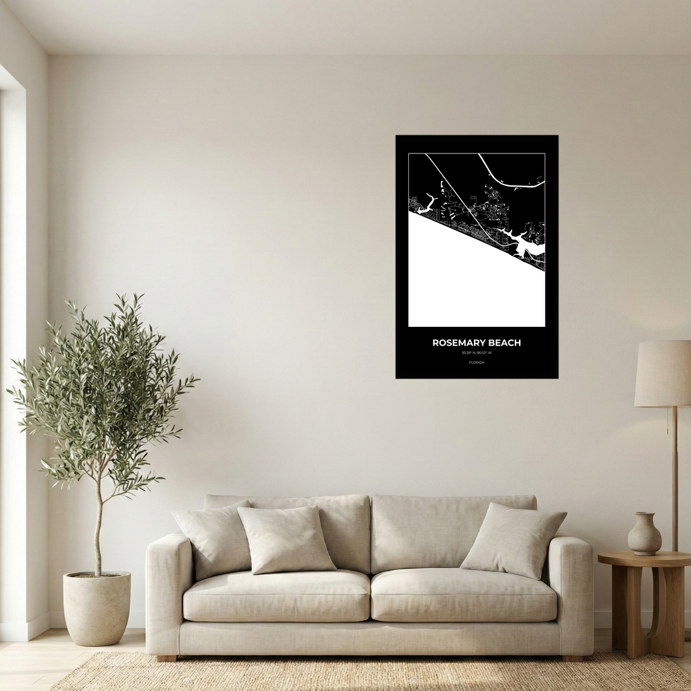 Rosemary Beach, Florida Inverse rectangle mockup