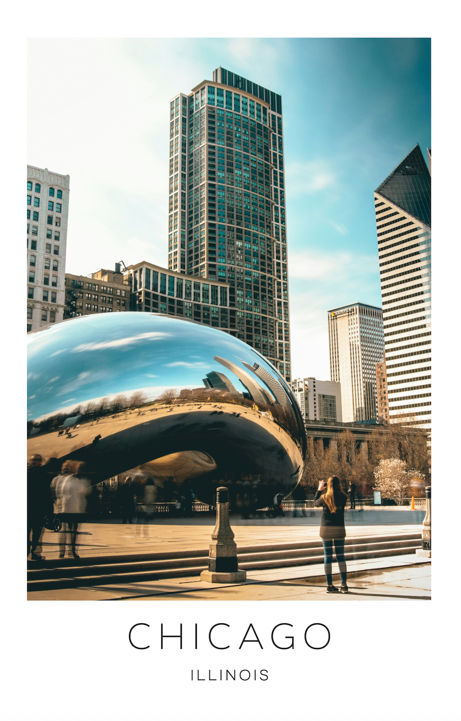 Chicago, Illinois Photo Print - Cloud Gate
