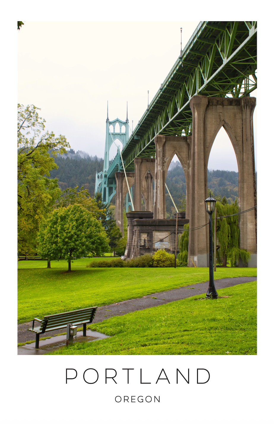 Portland, Oregon Photo Print - Bridge
