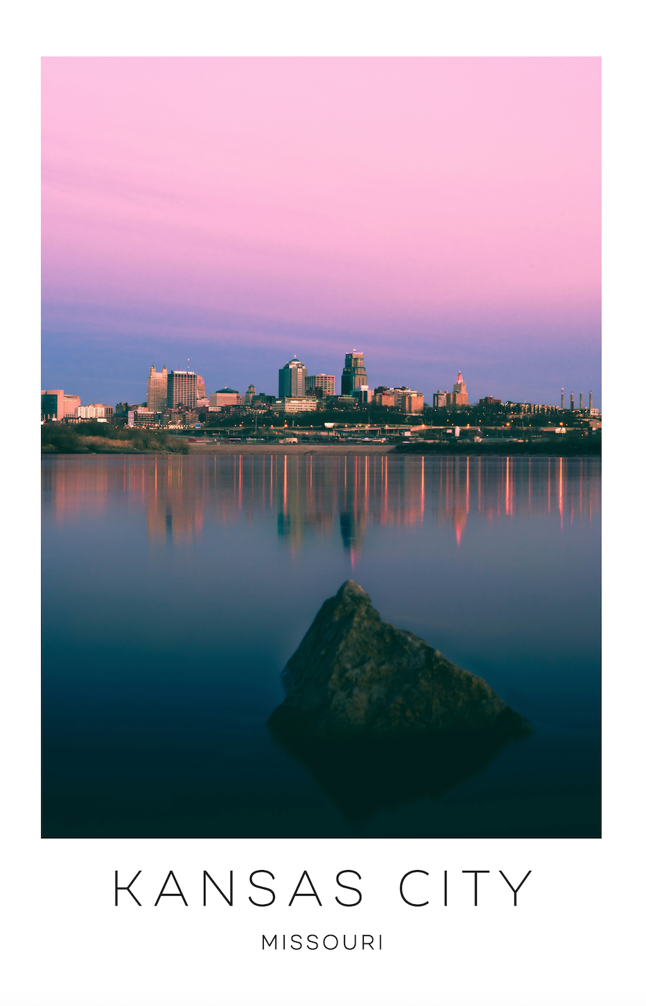 Kansas City, Missouri Photo Print - Sunset