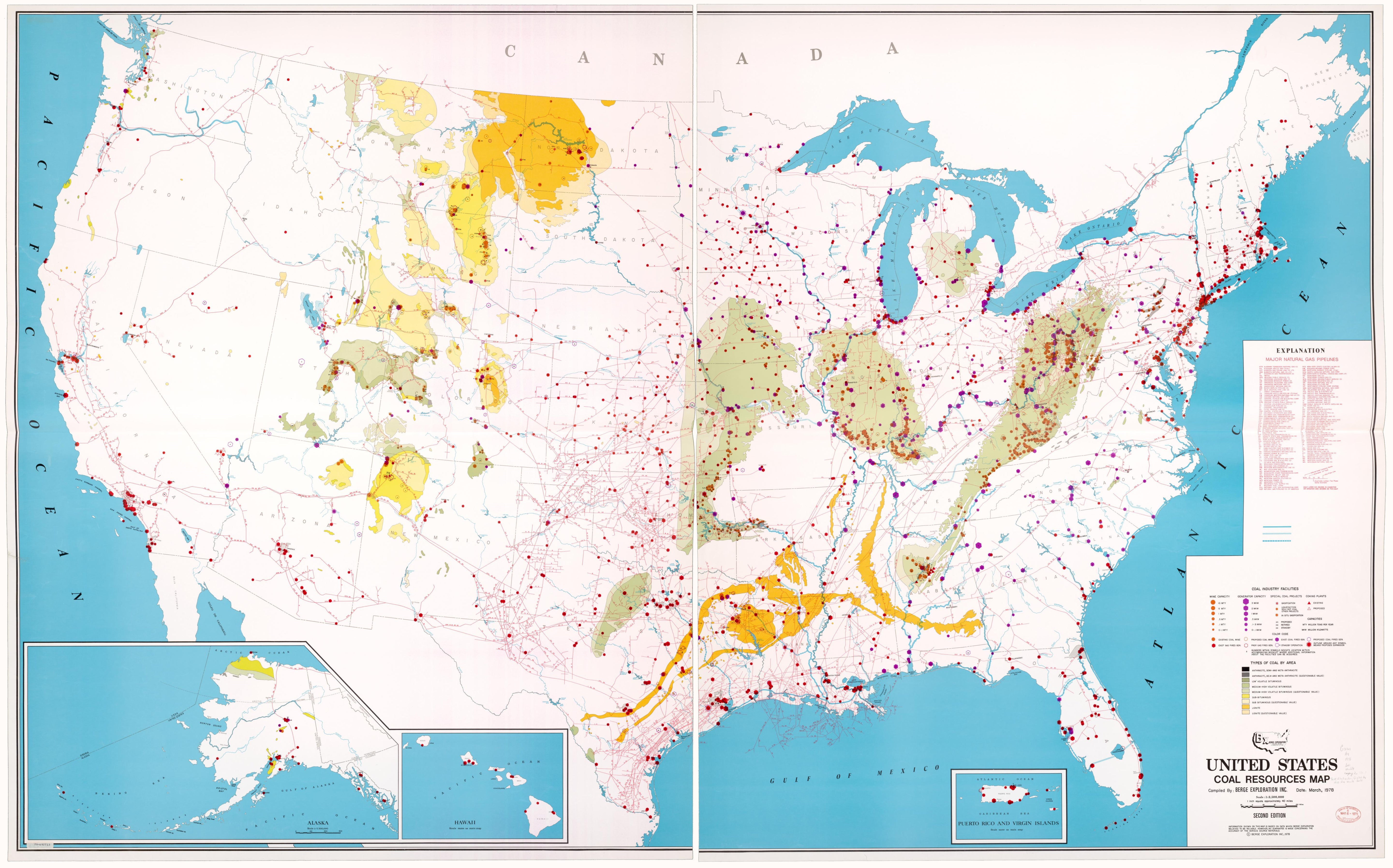 United States Coal Resources Map
