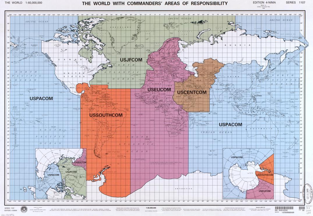 Military Command World Map
